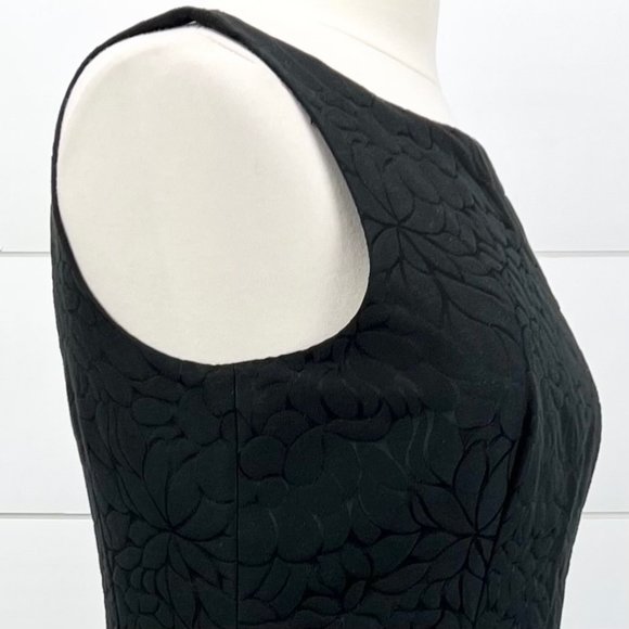 J. Crew Sleeveless Textured Floral Silk Blend Tea Cocktail Dress - Picture 5 of 14